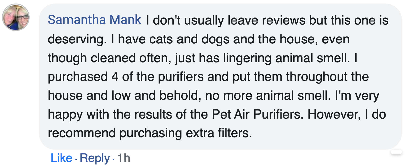 Samantha Mank's original review